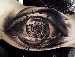 A realistic eye tattoo is a striking choice that calls immediate attention to itself and leaves a distinct this is the unique artistic beauty made possible with a realistic eye tattoo. Realistic Clock Eye Tattoo Novocom Top