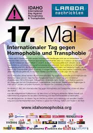 Depuis la fondation émergence organise une campagne de sensibilisation chaque année le 17 mai. Hosi Wien Unterstutzt Gemeinsamen Aufruf Zum Internationalen Tag Gegen Homophobie Idaho