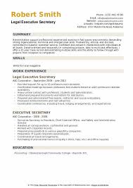 Get help with writing your resume. Executive Secretary Resume Samples Qwikresume