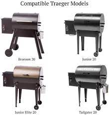 Buy Patio King Grill Cover Replacement For Traeger Junior Junior Elite 20 Tailgaiter Bronson 20 And Other 20 Inch Pellet Grills Upgraded Heavy Duty Ultra Durable All Weather Pellet Grill Cover Online In