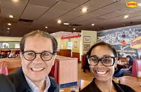 What an exciting day at Denny's #6520 in Florida, Orlando 🎉 We had the  pleasure of hosting Denny's CEO, Chris Bode, and couldn't be more proud of  our incredible team for showing