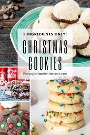 Ideally, this would mean a plate. 3 Ingredient Christmas Cookies Walking On Sunshine Recipes