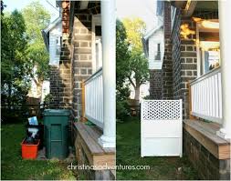 8 sneaky ways to hide an ugly trash can. How To Hide Your Trash Can 30 Minute Project Christina Maria Blog