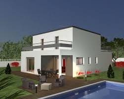 Les toitures végétalisées ne doivent pas non plus être envisagées si vous souhaitez une extension à petit prix. Plan Maison Etage Toit Terrasse Maison Moderne Toit Plat Plan Maison Maison Moderne