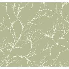 York Wallcoverings Ronald Redding Designs Masterworks White Pine Wallpaper Sd3776 The Home Depot In 2020 Green Wallpaper York Designer Series Wallpaper Wallpaper