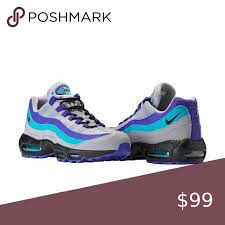 Nike Air Max 95 Sneakers Wolf Grey Grape Size 7 In 2020 Nike Air Max 95 Nike Air Max Nike Air