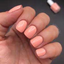 In Full Swing Essie Summer 2019 Collection Shown Here In 3 Coats 2 Would Probably Be Ok Too I Wore Nail Polish Base Coat Nail Polish Free Nail Polish