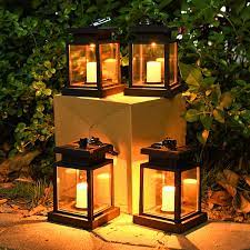 Check spelling or type a new query. Amazon Com Solar Lanterns Outdoor Hanging 4 Packs Waterproof Solar Powered Patio Yard Backyard Christmas Decorative Candle Lanterns Umbrella Lights Post Deck Tree Floor Lamps Home Improvement