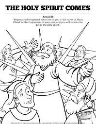 Here are few advantages of coloring: Acts 2 The Holy Spirit Comes Sunday School Coloring Pages Sharefaith Kids