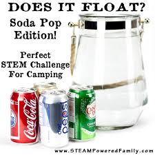 do soda pop cans float or sink