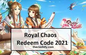 Check spelling or type a new query. Royal Chaos Redeem Code 2021 August New Codes