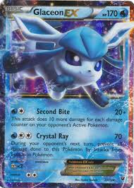 Glaceon has been featured on 12 different cards since it debuted in the majestic dawn expansion of the pokémon trading card game. Glaceon Ex Fates Collide 20 124 Value 0 99 81 00 Mavin