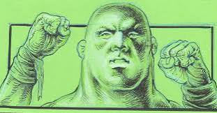 Palooka ... I love this picture. I keep it on my desk because it reminds  me. It reminds me that they called me a palooka. It reminds me that they  called me