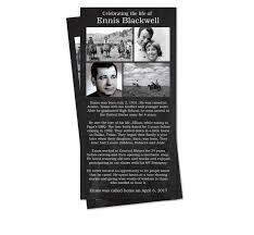 Black And White Funeral Program Memorial Service Card Loss Etsy Memorial Cards Memorial Cards For Funeral Funeral Programs