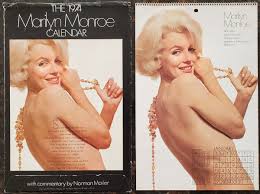 1974 Marilyn Monroe Original Complete Calendar w Sleeve Norman Mailer  Hollywood | eBay