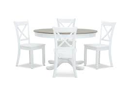 The set is meticulously crafted from select hardwoods, veneers and comes in a cherry finish. White Marseille 5 Piece Dining Suite With Clouds Dining Chairs Amart Furniture
