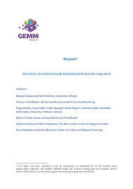 Plata orelor suplimentare se va face conform contractului colectiv de muncă. Pdf Overview Of Contextual And Institutional Factors For Migration
