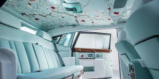An expanse of toughened glass runs the full width of the dashboard. Rolls Royce Presents Serenity A One Of A Kind Phantom Architectural Digest