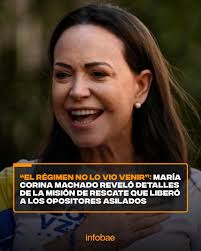 La líder opositora de Venezuela habló sobre la Operación Guacamaya y dejó  claro que “hay un plan para avanzar en el debilitamiento de lo que le queda  al régimen”https://infob.ae/4jKe65b