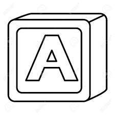 Download abc blocks black and white and use any clip art,coloring,png . Alphabet Block Toy Baby With Letter A Vector Illustration Design Royalty Free Cliparts Vectors And Stock Illustration Image 133106710