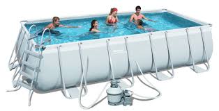Bestway Frame Pool Set 488 X 244 Mit Sandfilter 56671