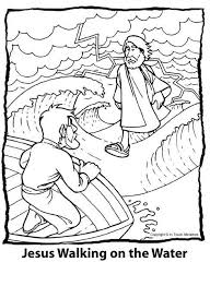 Miracles Of Jesus Coloring Page Drawing And Coloring For Kids Jesus Coloring Pages Sunday School Coloring Pages Jesus Walk On Water