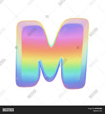 The letters of the alphabet are learned through colorful pictures. Alphabet Letter M Image Photo Free Trial Bigstock