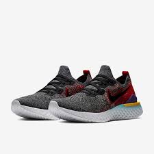 Heel lining to prevent slipping and reduce the risk of blisters. Nike Epic React Flyknit 2 Black Hyper Jade University Red Black Sale Off 56