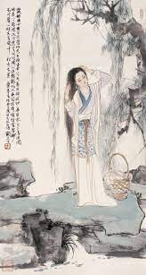 liu danzai 刘旦宅 西施 chinese art asian art chinese drawings