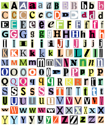 Create personalized name art signs. Alphabet Letters From Magazine Free Stock Photo Public Domain Pictures