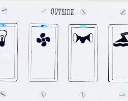 Light Switch Labels Light Switch Stickers Light Switch Etsy Light Switch Decal Light Switch Sticker Switch Decals