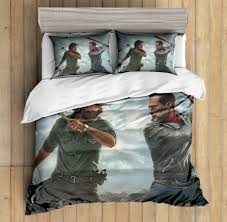 The walking dead design 3pcs bedding set duvet cover. Walking Dead Bed Sheets