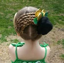 She Is The Gold At The End Of The Rainbow Instagram Photo By Laura Glasgow Mar 17 2016 At 12 34pm Utc Holiday Hairstyles Kids Hairstyles Crazy Hair Days