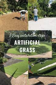 Artificial Grass Installation 5 Steps Artificial Grass Artificial Grass Installation Installing Artificial Turf