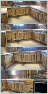 Interesting Wooden Pallet Kitchen Cabinet Idea In 2020 Pallet Kitchen Cabinets Diy Pallet Furniture Pallet Kitchen