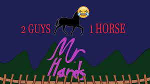 2.guys 1 horse