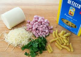 Sprinkle with ham and cheese. Ham And Cheese Pasta Bake Comfort Food