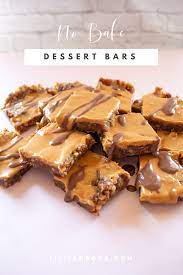 No Bake Peanut Butter And Date Bars Desserts Baking Delish Recipes