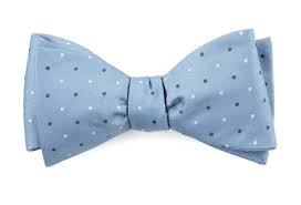 Suited Polka Dots Steel Blue Bow Tie Slate Blue Wedding Blue Bow Tie Blue Bow