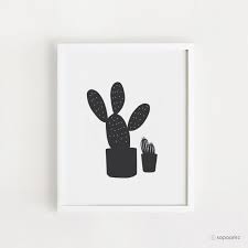 Cactus print, sappige print, cacti print, cactus wall decor, botanische print, cactus kunst, kust, kunst aan de muur, poster, agave print, cactus fotografie. Printable Living Room Art 2color Black And White Cactus Etsy Nursery Wall Art Printable Living Room Art Art Wall Kids