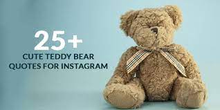 30 Cute Teddy Bear Quotes For Instagram