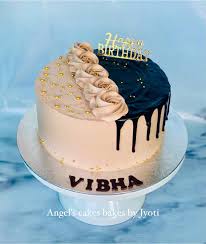 Angel's Cakes Bakes by Jyoti - Birthday cake for a pretty lady! 🍫🎂 🎉 Eggless chocolate whipped cream cake with chocolate drip. #Chocolatecake #dripcake #birthdaycakeforlady #AngelscakesbakesbyJyoti #egglesscake | Facebook