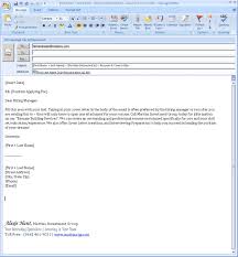 How To Write Resume Email Cover Letter Sample Cover Letter