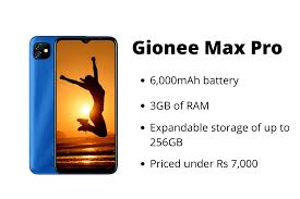 Gionee Max Pro With 6.52-inch and ...