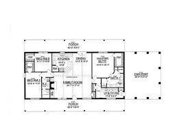 Two living spaces and two bedrooms were added, and the staircase was opened up to add to the house's bright and airy nature. Ranch Style House Plan 3 Beds 2 Baths 2015 Sq Ft Plan 40 379 Rectangle House Plans House Plans One Story Ranch Style House Plans