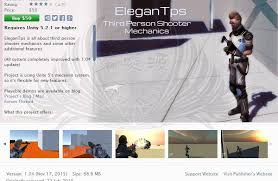 Elegantps Third Person Shooter Mechanics Unity Asset Store Unreal Engine Unity Games Tcubedlibrary Paid V 1 04 Third Person Shooter Unity Person
