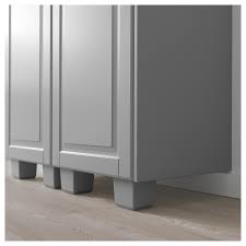 The rail on the back of the frames can also be removed. Bodbyn Grey Leg Ikea Bodbyn Kitchen Cabinets With Legs Bodbyn Grey
