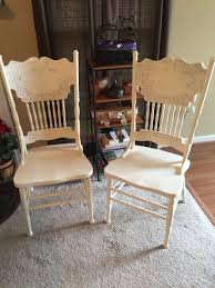 Sold Vintage Pressed Back Chairs In As Old White Farmhouse Dining Chairs Painted Kitchen Tables Painted Furniture Cabinets