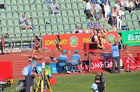 Here's norway's ezinne okparaebo practicing for the 100m at the upcoming rio olympics by leaping many stairs in a single bound, 28 in five leaps by my count: Ezinne Okparaebo Wikipedia