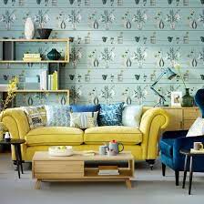 Vintage And Cute Wallpaper Room Wallpaper Designs Blue Living Room Wallpaper Living Room